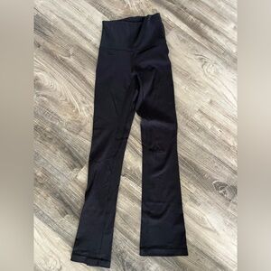 Lululemon Black Mini Flare Pants, Size 0